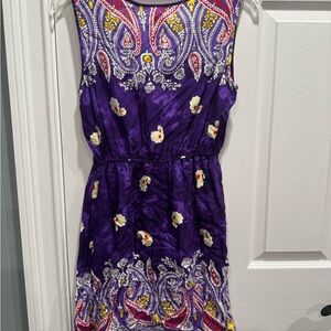 Purple Paisley Women's Dress